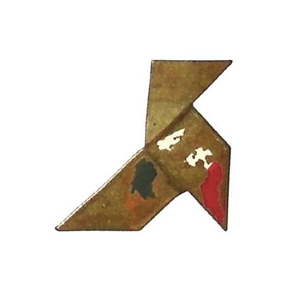 Croisière Noire Africaine   Villemin 1933 , cocotte tricolore peinte, 30 mm, gros manques de peinture