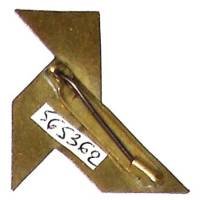 Croisière Noire Africaine   Villemin 1933 , cocotte tricolore peinte, 30 mm, gros manques de peinture