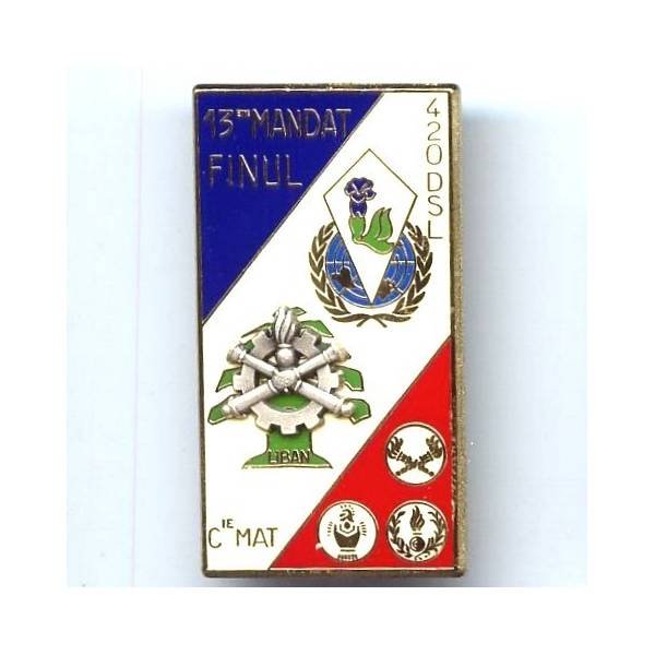 420° Compagnie du Matériel au Liban  FINUL  , 13° mandat Avr / Oct 84