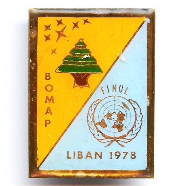 BOMAP FINUL, Liban 78, plastifié
