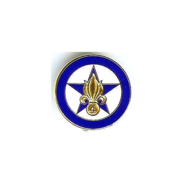 4° Régiment Etranger / Compagnie de Commandement et de Soutien , grenade gravée