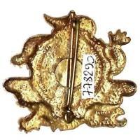 2° Compagnie de Réparation de la Légion Etrangère , lames de ressort sur dragon, dos guilloché doré