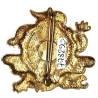 2° Compagnie de Réparation de la Légion Etrangère , lames de ressort sur dragon, dos guilloché doré