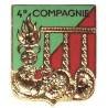 13° DBLE / 4° Compagnie , dragon sous viaduc, cartouche pour le matricule vertical