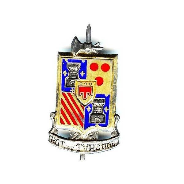 En argent , 37° Régiment d'Infanterie , Régiment de Turenne