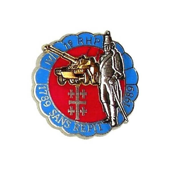 1° Régiment de Hussards Parachutistes / IV° Escadron , centenaire "1789-1989", sans répit, EBR et hussard en pied