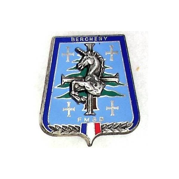 1° Régiment de Hussards Parachutistes / 4° Escadron  FMSB , Bercheny, dos à nettoyer (traces de colle)