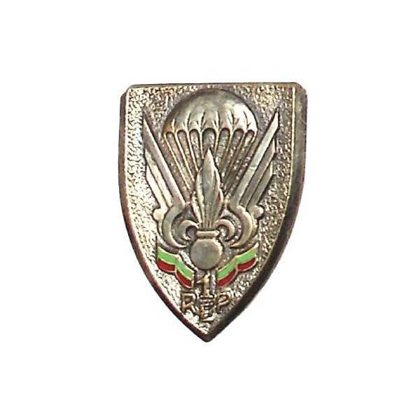 1° Régiment Etranger Parachutiste , vert clair, Courtois sur boléro, dos lisse estampé