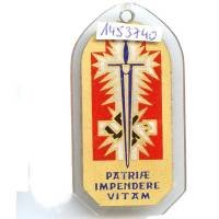 Troupes d'Occupation en Allemagne , backélite, 30x58, sautoir