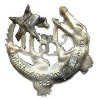4° 1/2 Brigade Algéro-Marocaine , crocodile, étoile vert fonçé, pattes