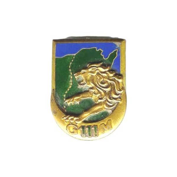 Groupe Mobile 111, lion, léger éclat d' émail