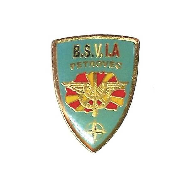 B.S.V.I.A. Base de Soutien à Vocation Interarmées  Petrovec , plastifié, attaches US