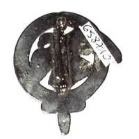 Centre d'Entraînement Commando / 33° Régiment d'Infanterie de Marine , épingle sécurité, pointe du glaive cassée (manque)