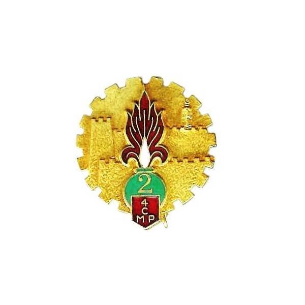 2° Régiment Etranger d'Infanterie / 4° Compagnie Mixte Portée , émail, retirage