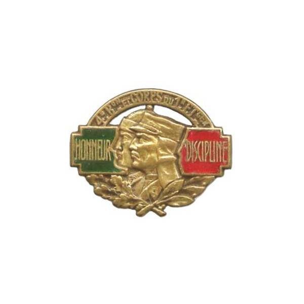 4° Bataillon et Corps / 1° Régiment Etranger d'Infanterie au Levant (Syrie) , bronze, gros boléro rond