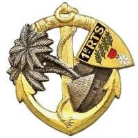 1° Régiment de Tirailleurs Sénégalais , émail, boléro DPN