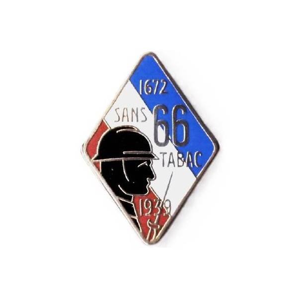 66° Régiment d'Infanterie , 1672-1939, sans tabac, doré, très brillant  retirage ??