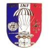 1° Régiment de Hussards Parachutistes / 4° Escadron  BAT INF 4 , dos à nettoyer (légère trace de colle)