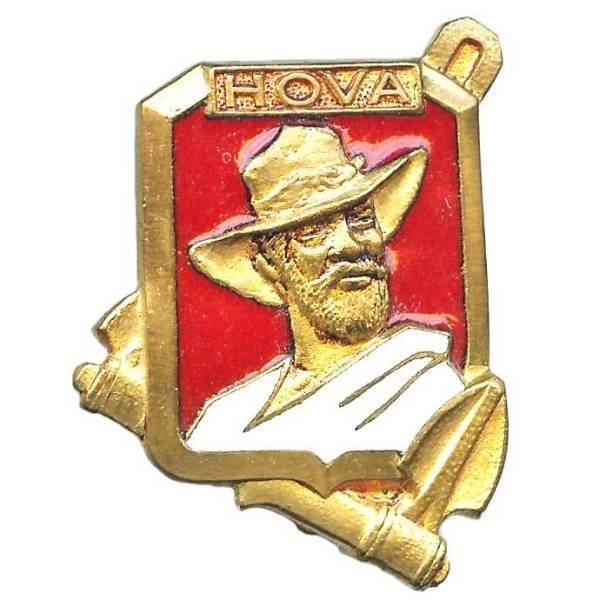 Hova (escorteur 1944-64), buste, dos lisse, boléro rond
