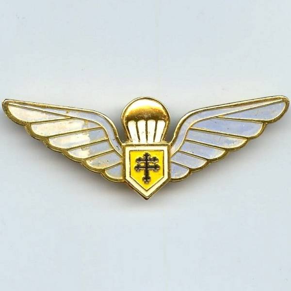 Brevet Para FFL, peint, 92 mm, retirage, manque 1 anneau