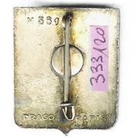 Escadrille 59 S  (1956-..) , masque, émail, dos lisse, boléro lisse