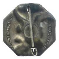 Base Aérienne 104  Le Bourget , octogonal, aigle aux ailes déployées, gros boléro lisse