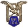 Base Aérienne 104  Le Bourget , aigle aux ailes déployées