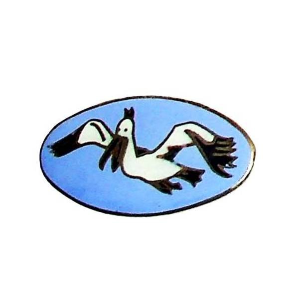 Escadrille 3  B 1 / B 1   (1925-1940) , pélican en vol,  inscription au dos "3.B.1"