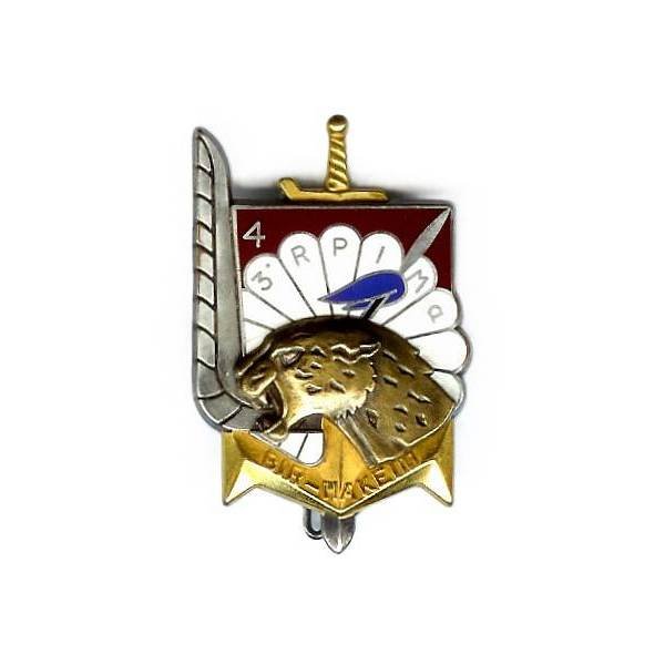 3° Régiment Parachutiste d'Infanterie de Marine / 4° Compagnie  Bir-Hakeim , tête de jaguar