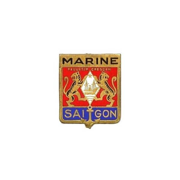 Marine Saïgon , lions, PAULATIM CRESCAM, 26x32, dos lisse