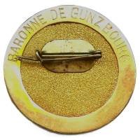 En or , Croix Rouge au Vietnam , insigne d'honneur en or, 15 grammes, attribué à la Baronne de Gunzburg