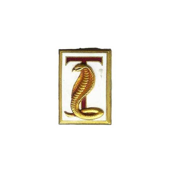 Terrible (contre-torpilleur 1935-62) , cobra doré sur fond blanc, T rouge, sans attache