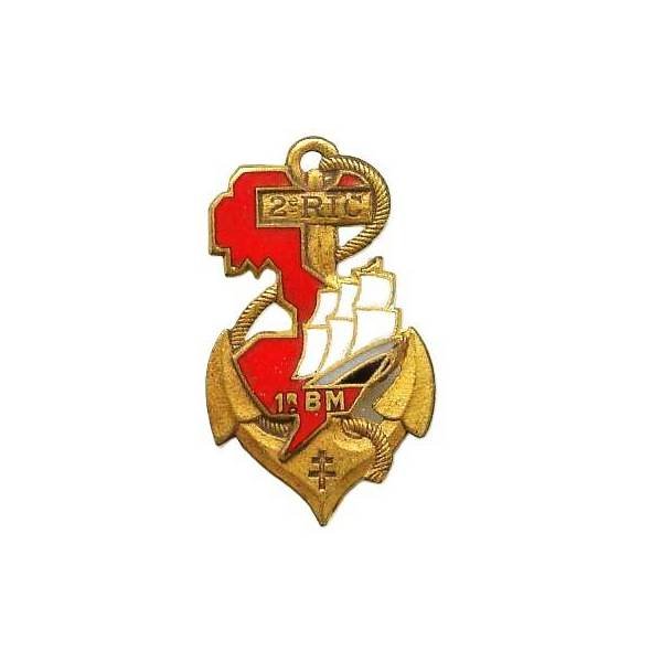 2° Régiment d'Infanterie Coloniale / 1° Bataillon de Marche en Extrême-Orient , D Ber en V