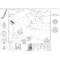 25° Goum Marocain , femme bleue dansant la Guedra, petite écaille