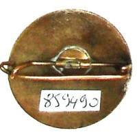 Compagnie Saharienne du Touat , rond, méhariste dans croissant blanc sur fond doré plein