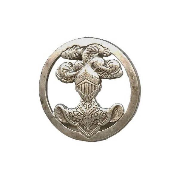 Insigne de bérêt de l'Arme Blindée Cavalerie , argenté