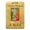 3° Régiment Etranger d'Infanterie , grenade gravée, moulage Augis, peint