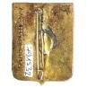 3° Régiment Etranger d'Infanterie / 1° Bataillon  (Prince Aage) , émail, retirage, attache ressoudée (?)