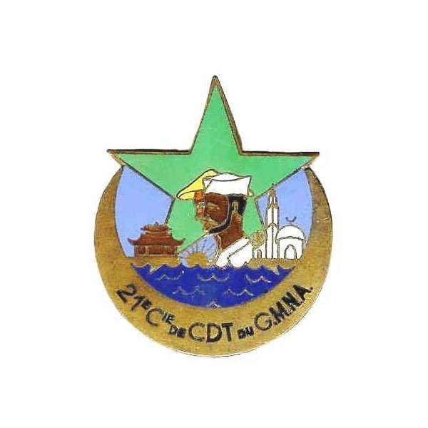 21° Compagnie de Commandement du Groupe Mobile Nord-Africain , matriculé