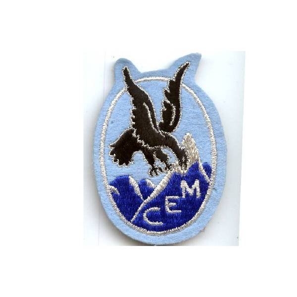 Centre d' Entrainement en Montagne, feutre brodé