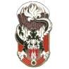 1° TDND , Bataillon Parachutiste Vietnamien , filets rouges, boléro oblong, retirage 79