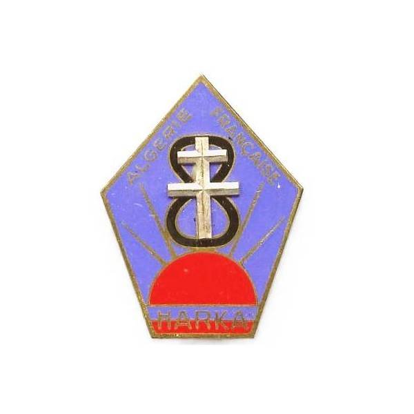 Harka 8 de la 13° Demi-Brigade de la Légion Etrangère , "Algérie Française", retirage 76, erreur de couleur