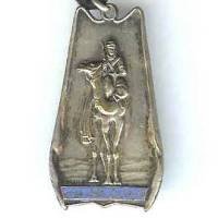 Makhzen Méhariste d'El Oued , 40 mm, inscription au dos, bélière