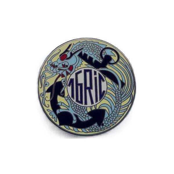 16° Régiment d'Infanterie Coloniale , 43mm, émail, retirage