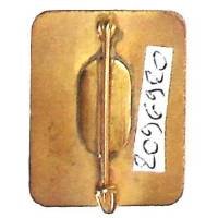 Casabianca (Sous-Marin de 1° classe 1935-52) , navire noir, corse rouge, émail