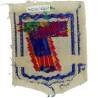 Sud Vietnam , 7° Division d'Infanterie Vietnamienne , tissu brodé de soie