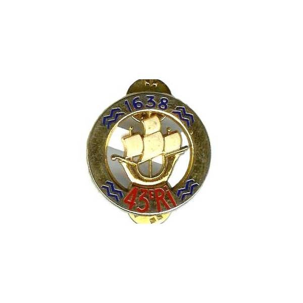 43° Régiment d'Infanterie , attache pin' s