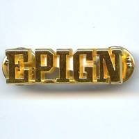 EPIGN, barette dorée,...