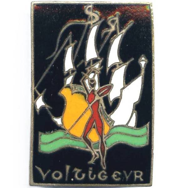 Voltigeur (patrouilleur 1944-59) , voilier, attache déformée
