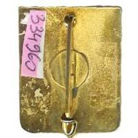 Flottille 6 F  (1943-..) , Croix de Lorraine tréflée rouge dans un losange bleu , résine, pastille ajourée